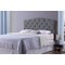 Baxton Studio Rita Full Size Grey Upholstered Button-tufted Headboard 118-6419 - alternate 2